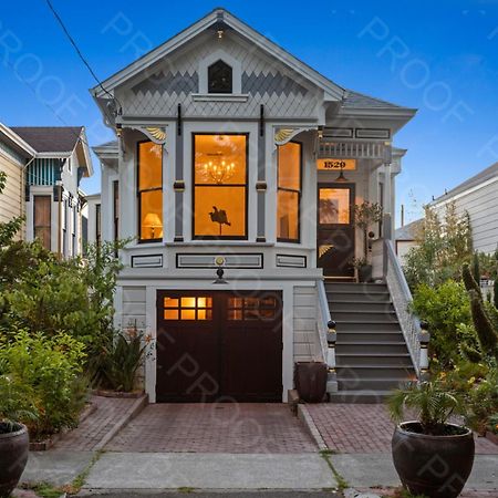 Garden Level Flat In 1885 Queen Anne Victorian Cottage In Alameda Bagian luar foto